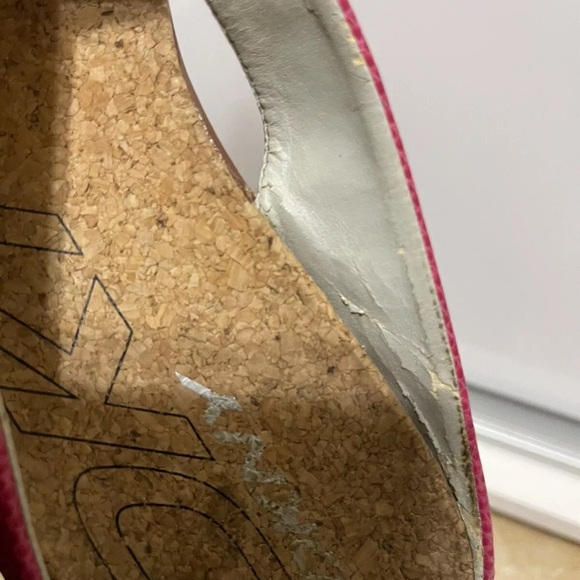 DKNY Pink Cork Sandals DKNY Size 10 M Flip Flop cork Women Sandal Shoes - Picture 5 of 5